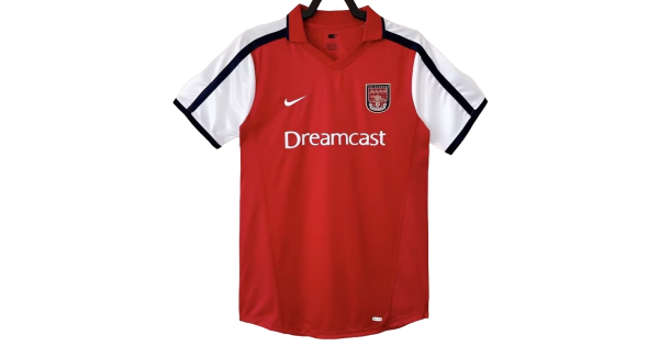 Camisa I Arsenal 2001 2002 Home retro
